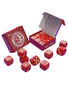 Forcing Dice Set by Iarvel Magic - Forcing plus Normal Dice - Red