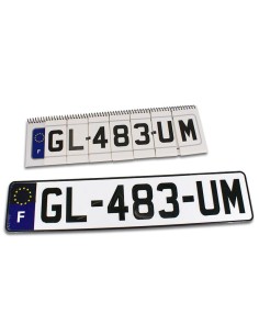 License Plate Prediction by IDEAA Lab - Targa francese