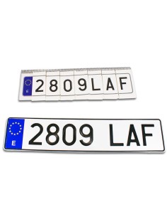 License Plate Prediction by IDEAA Lab - Targa spagnola