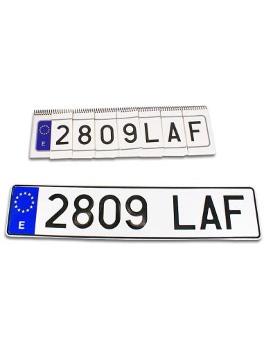 License Plate Prediction by IDEAA Lab - Targa spagnola