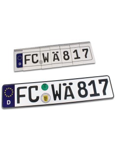 License Plate Prediction by IDEAA Lab - Targa tedesca