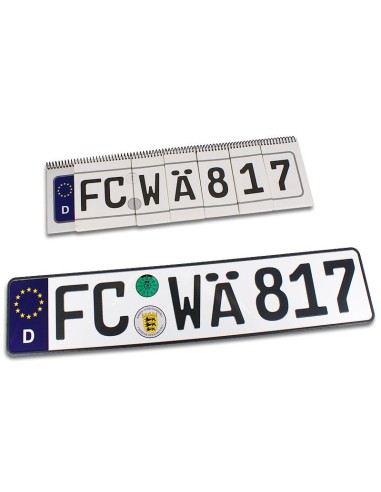 License Plate Prediction by IDEAA Lab - Targa tedesca